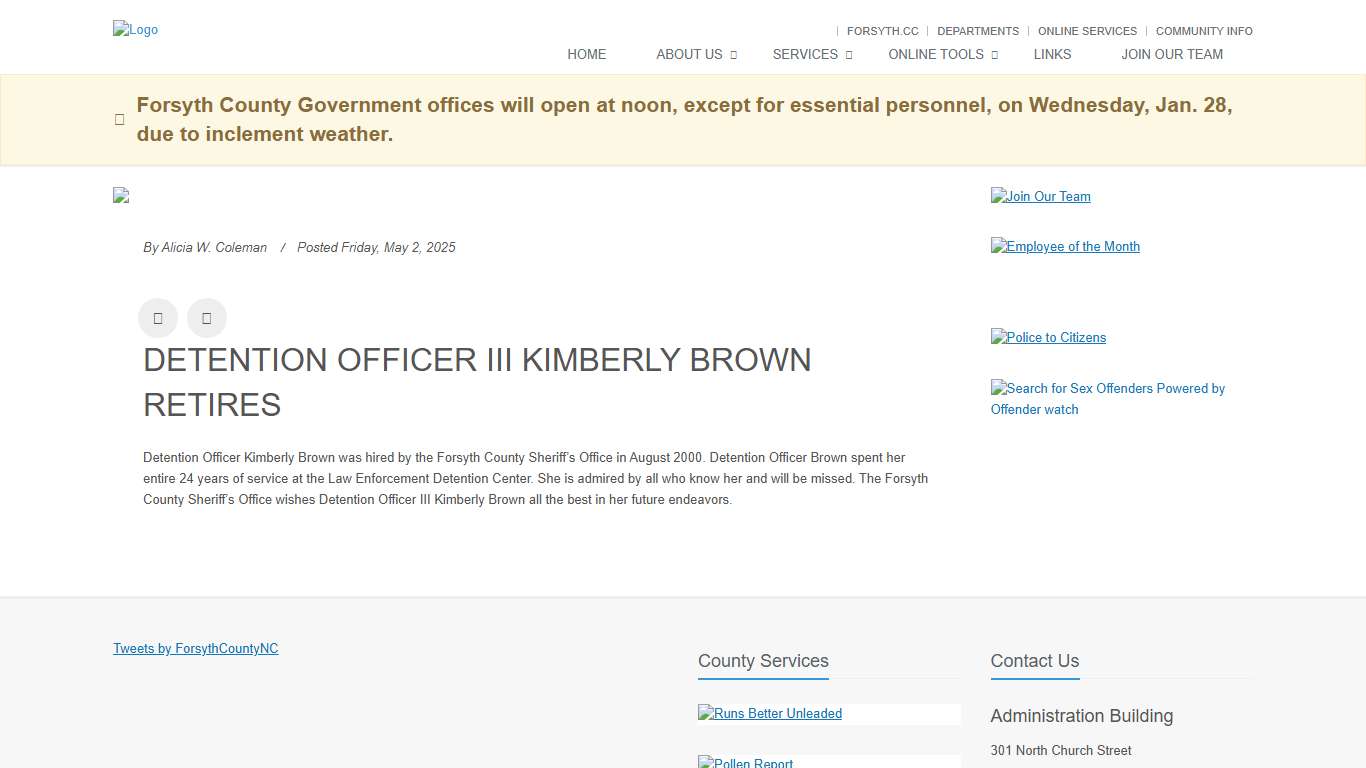 Forsyth County, North Carolina