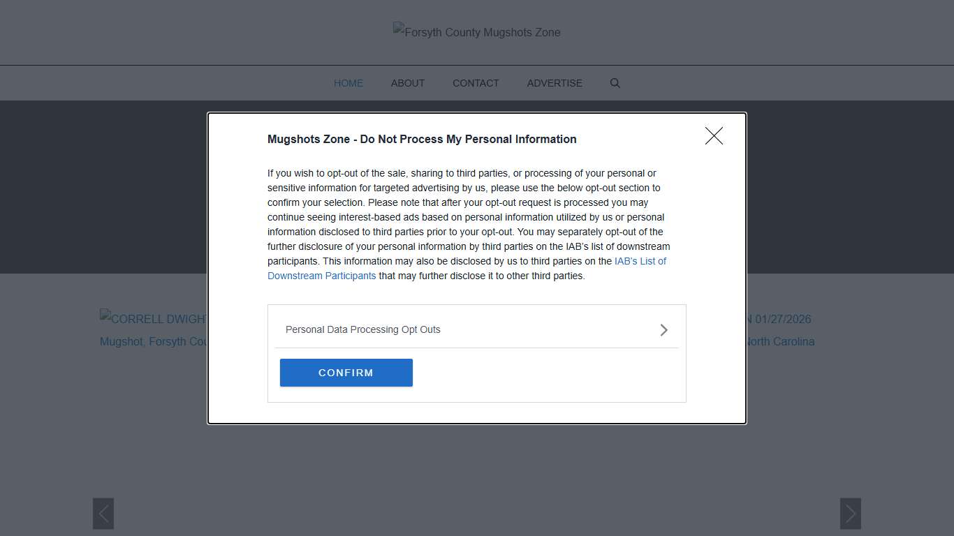 Forsyth County Mugshots Zone